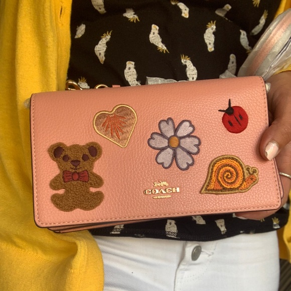 Authentic COACH 1941 pebbled Leather patches Flap snap Crosby LIMITED EDITION - Picture 13 of 13